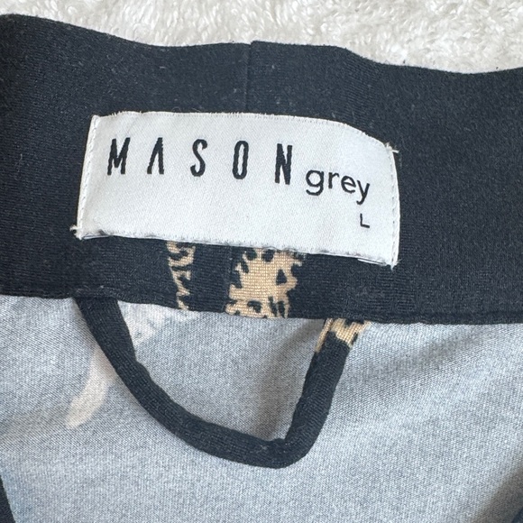 Mason Brown Animal Print Robe - Picture 3 of 3